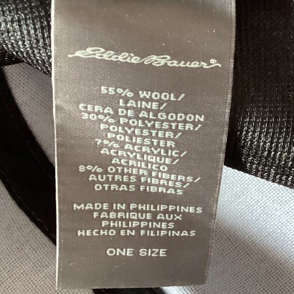 Eddie Bauer Men's Hat Flat Wool Blend Cap Newsboy Driving Cabbie Gatsby - Picture 7 of 7